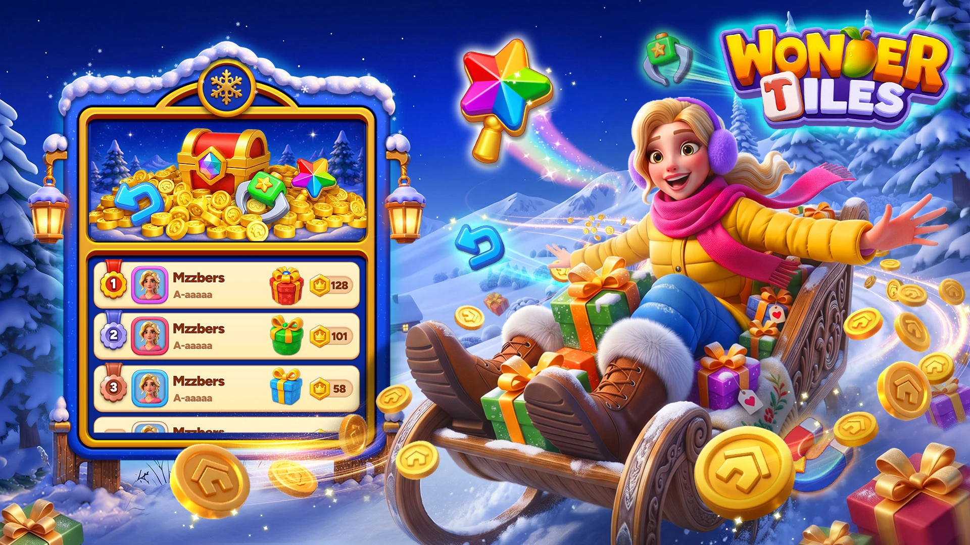 Wonder Tiles: Match 3 Puzzle screenshot