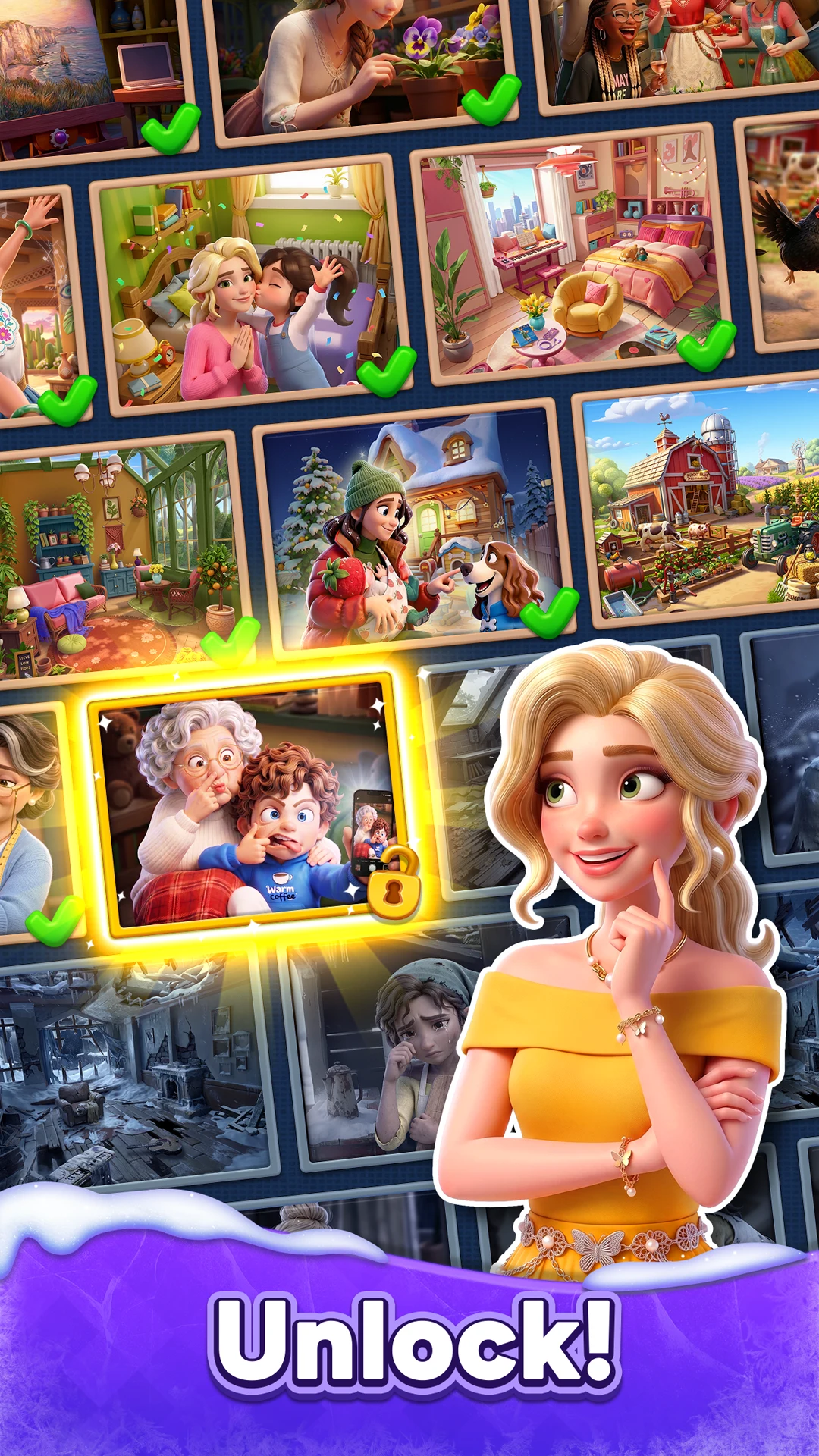 Wonder Tiles: Match 3 Puzzle screenshot